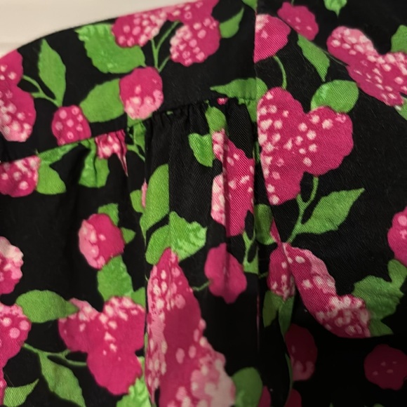ModCloth Raspberry Print Summer Blouse - Picture 3 of 4
